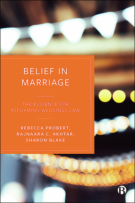 EPDF and EPUB available Open Access under CC-BY-NC-ND licence. This book draws on the accounts of 170 individuals who had, or led, a wedding ceremony outside the legal framework. The authors examine what these ceremonies can tell us about how couples want to marry, and what aspects of the current law preclude them from doing so.