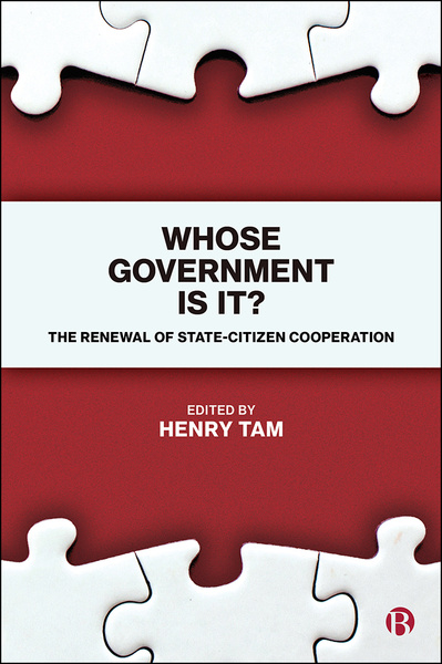 This book brings together leading figures in democratic reform and civic engagement to show why and how better state-citizen cooperation is needed to improve democracy and achieve positive social change across a range of policy areas and in varied national contexts.