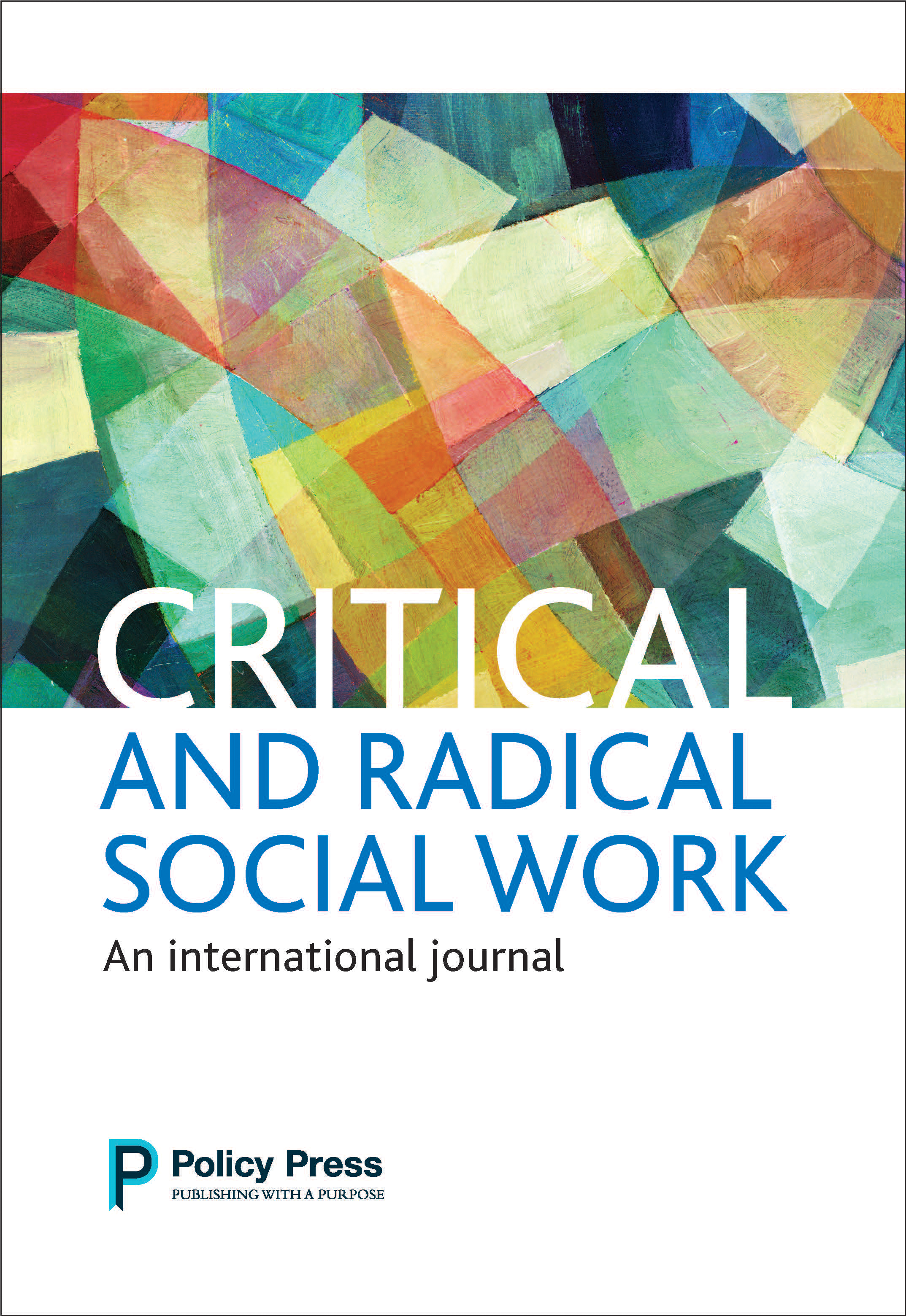 critical and radical social work cover