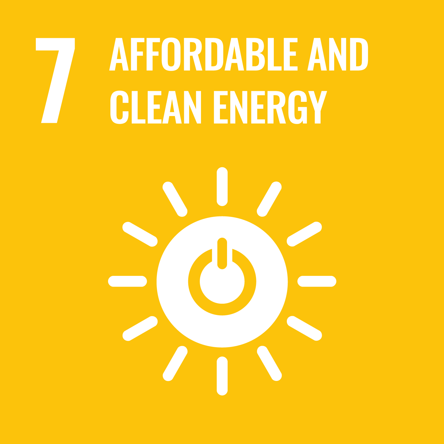 SDG 7: Affordable and clean energy