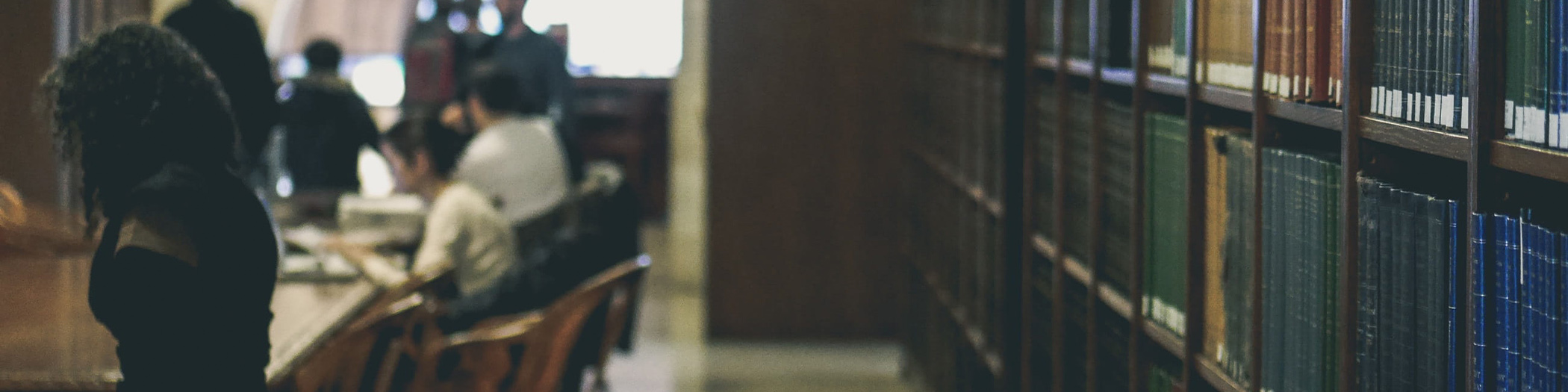 Students in library